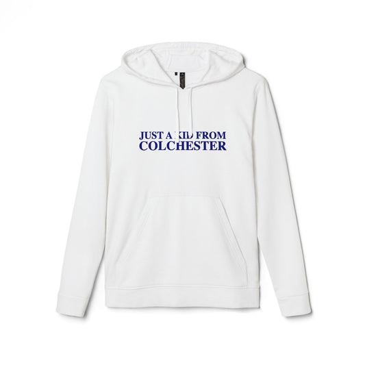 Just a kid from Colchester adidas Unisex Fleece Hoodie