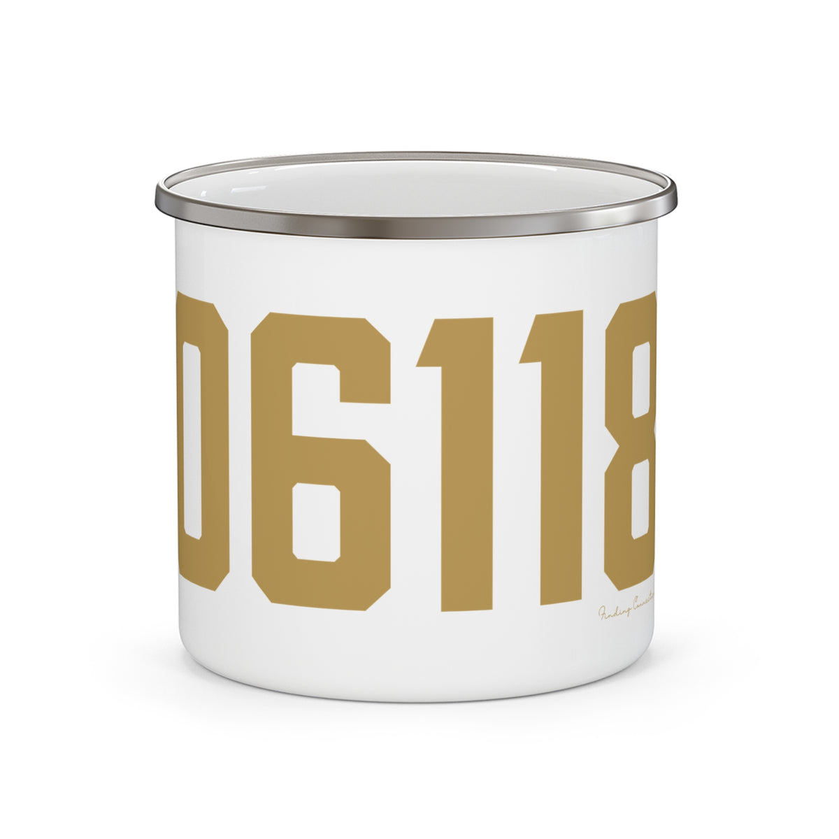 06118 East Hartford Connecticut Zip Code Enamel Camping Mug