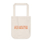 Just a kid from Plymouth Organic Canvas Tote Bag