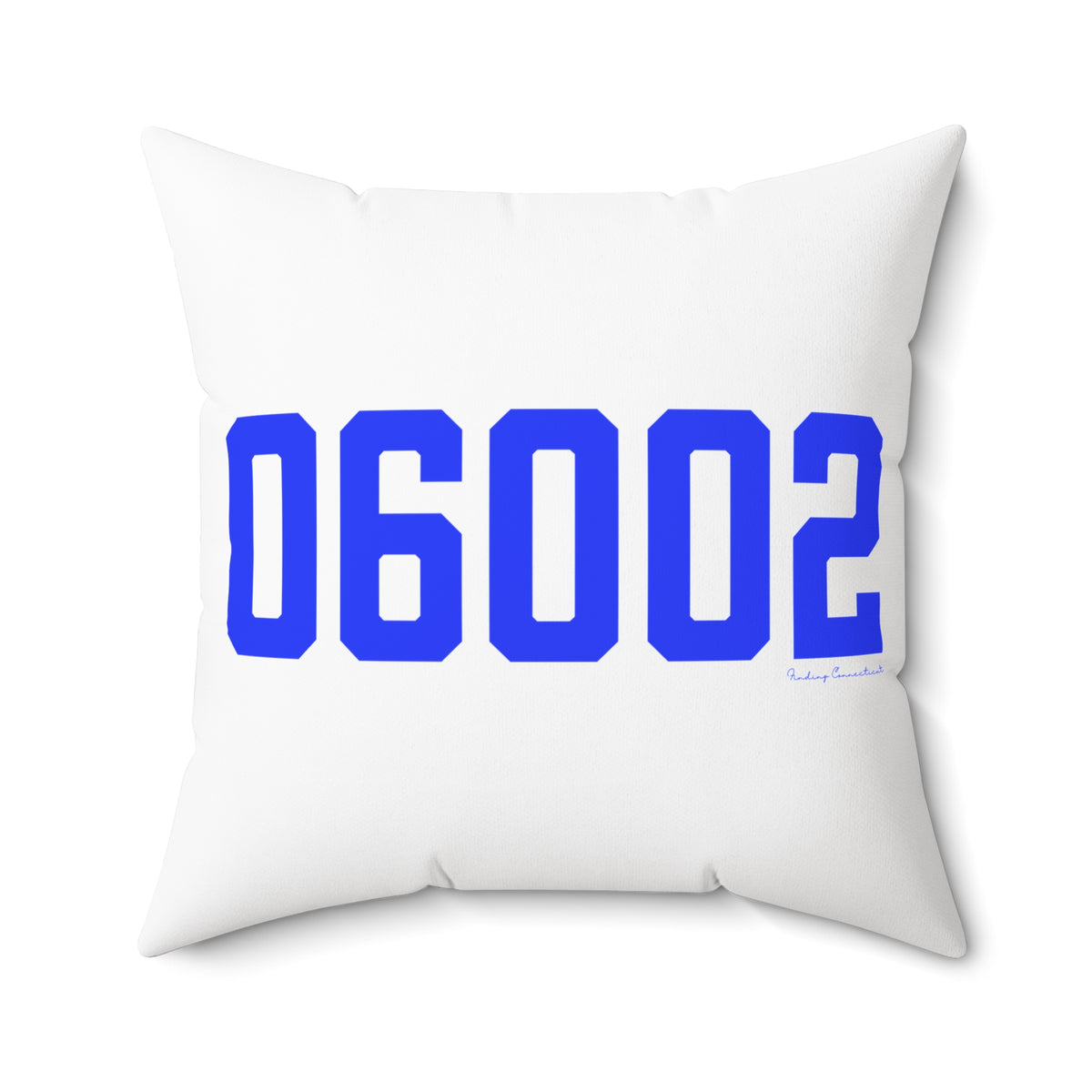 06002 Bloomfield Connecticut Zip Code Polyester Square Pillow