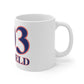 203 Fairfield Red, White & Blue Mug 11oz