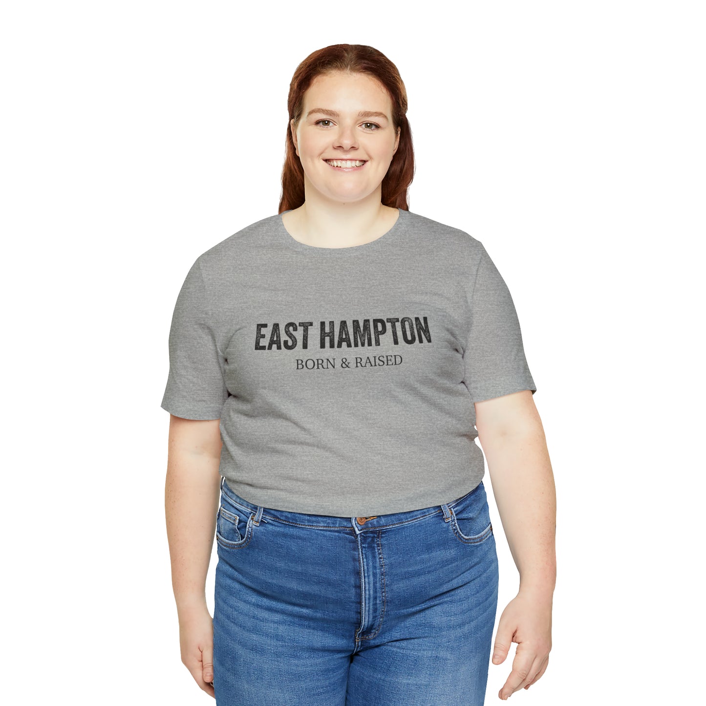 East Hampton Born & Raised Unisex Jersey Short Sleeve Tee