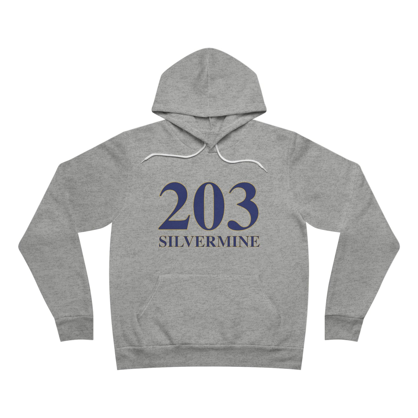 203 Silvermine Unisex Sponge Fleece Pullover Hoodie