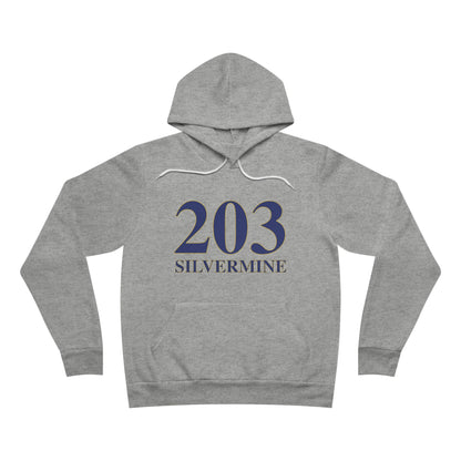 203 Silvermine Unisex Sponge Fleece Pullover Hoodie