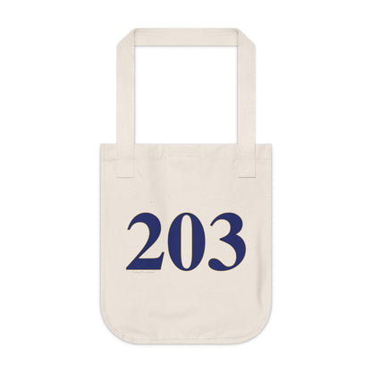 203 Organic Canvas Tote Bag