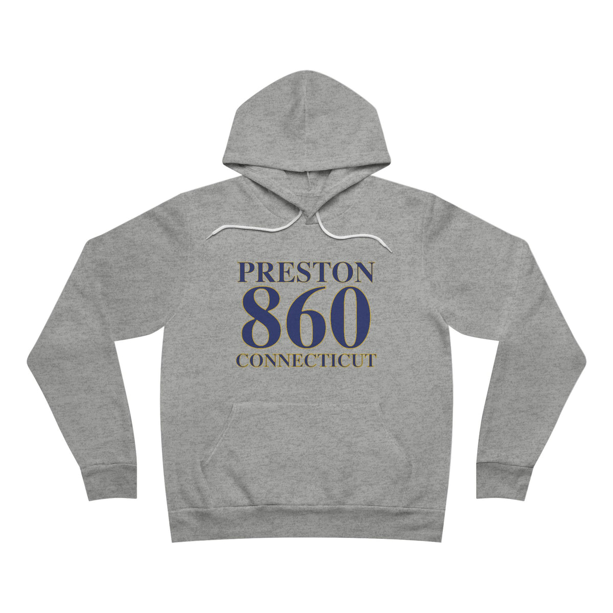 Preston 860 Connecticut Unisex Sponge Fleece Pullover Hoodie
