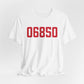 06850 Norwalk Connecticut Zip Code Unisex Jersey Short Sleeve T-Shirt