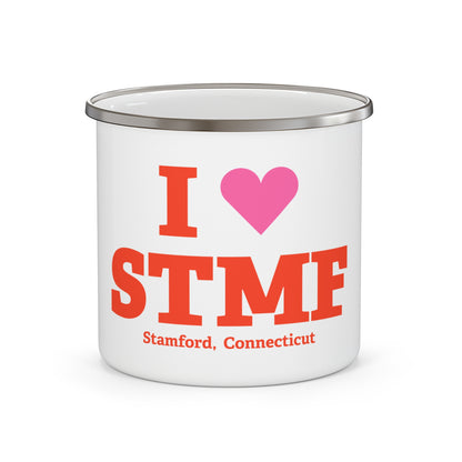 I Heart STMF Enamel Camping Mug