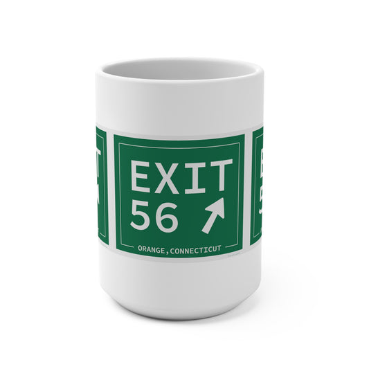 Vintage Exit 56 WCP Sign Mug 15oz