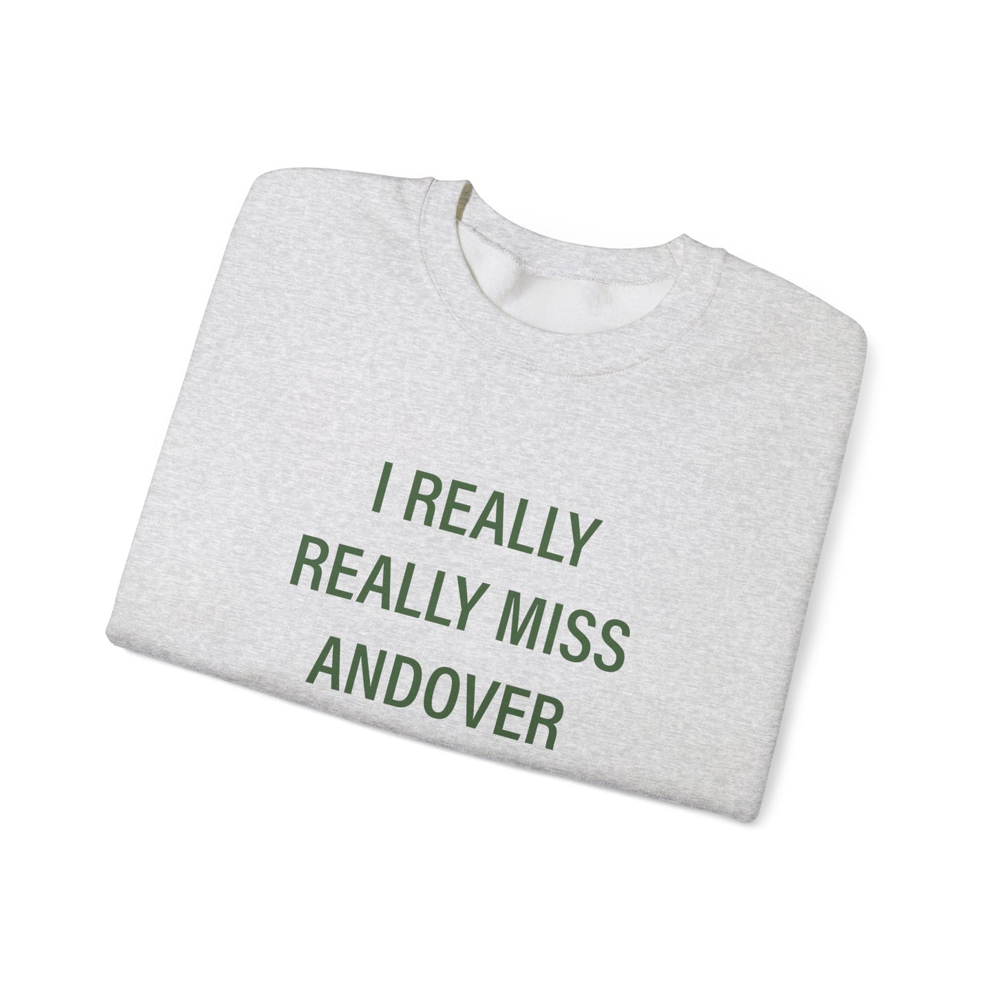 I Really Really Miss Andover Unisex Heavy Blend™ Crewneck Sweatshirt