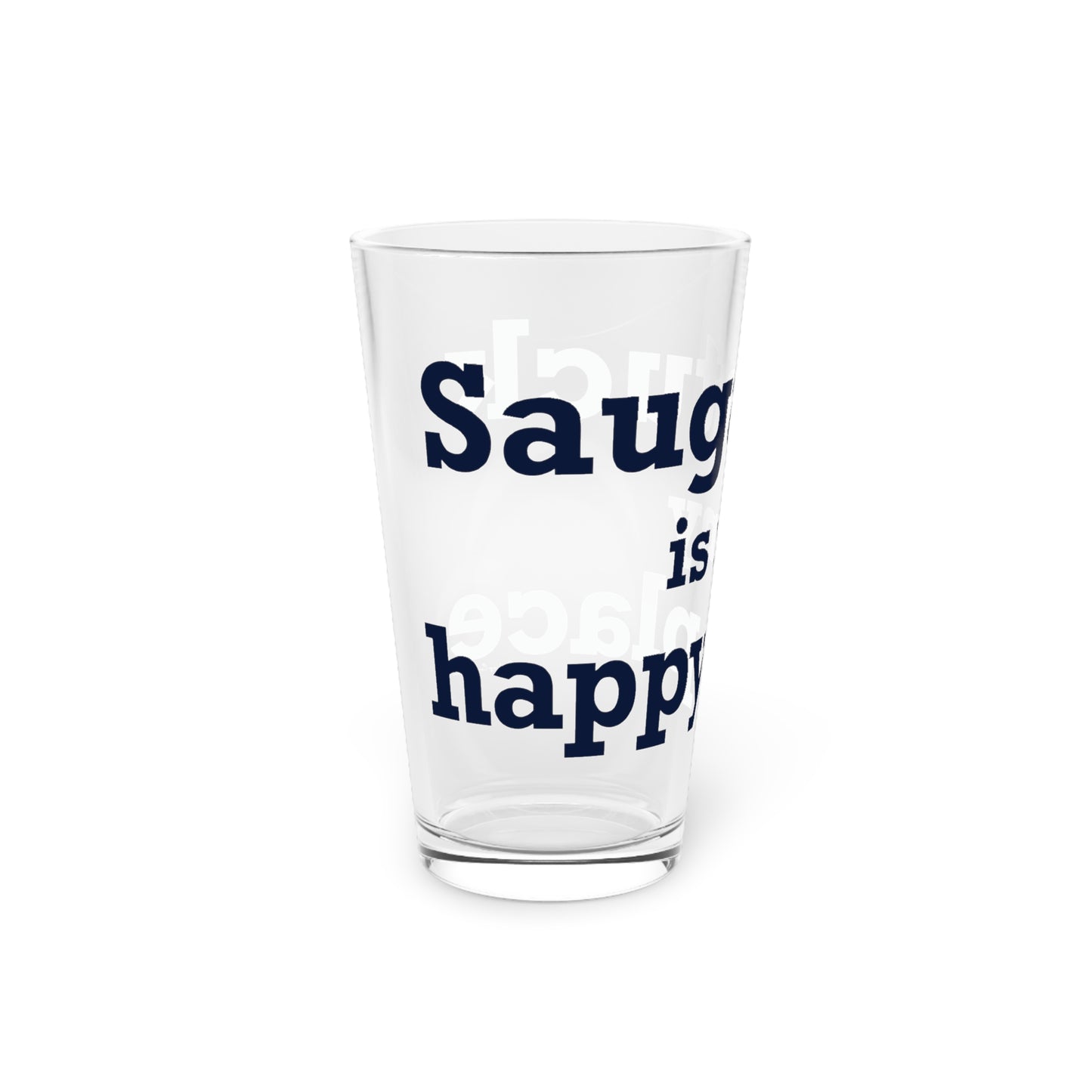 Saugatuck Is My Happy Place Pint Glass, 16oz