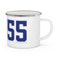 06455 Middlefield Connecticut Zip Code Enamel Camping Mug