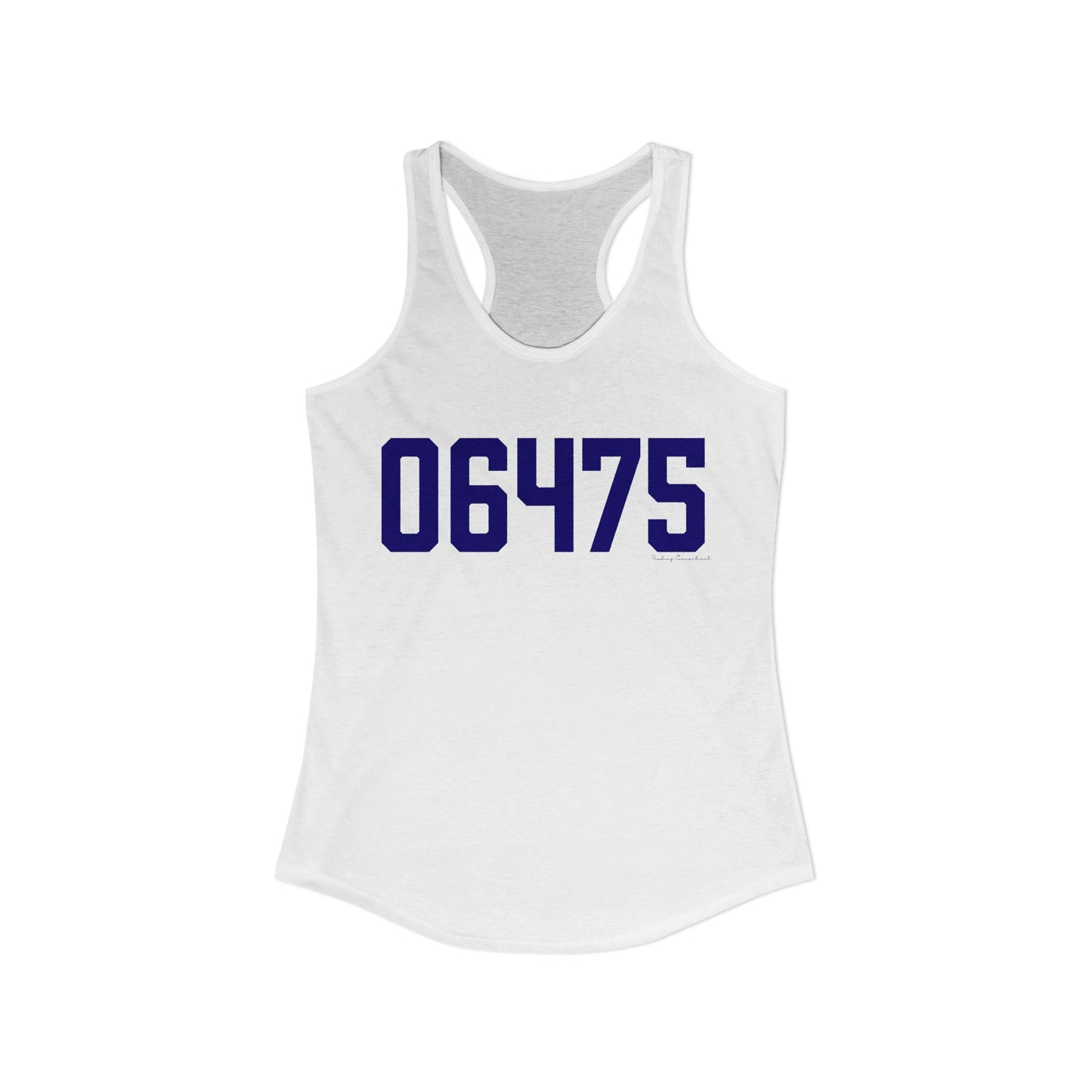 06475 Old Saybrook Connecticut Zip Code Women's Ideal Racerback Tank Top