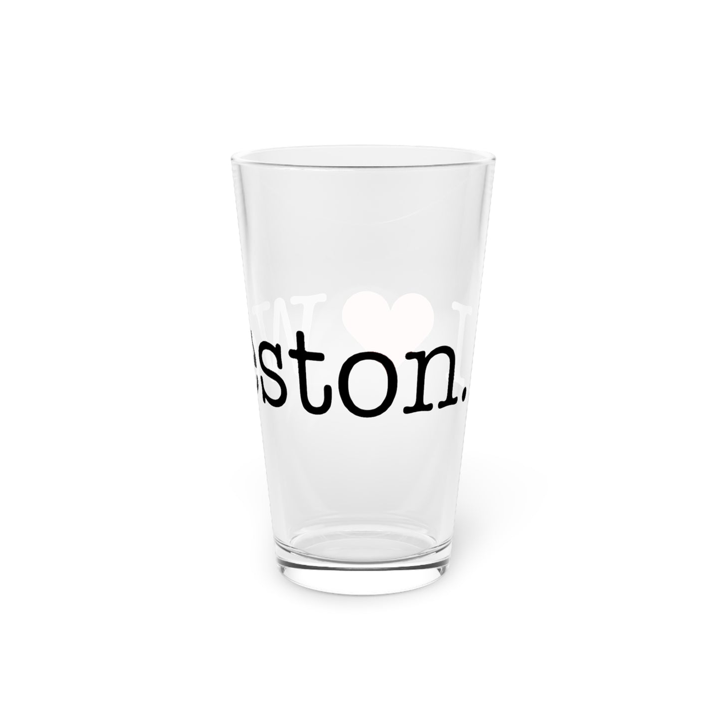 I Heart Weston. Pint Glass, 16oz