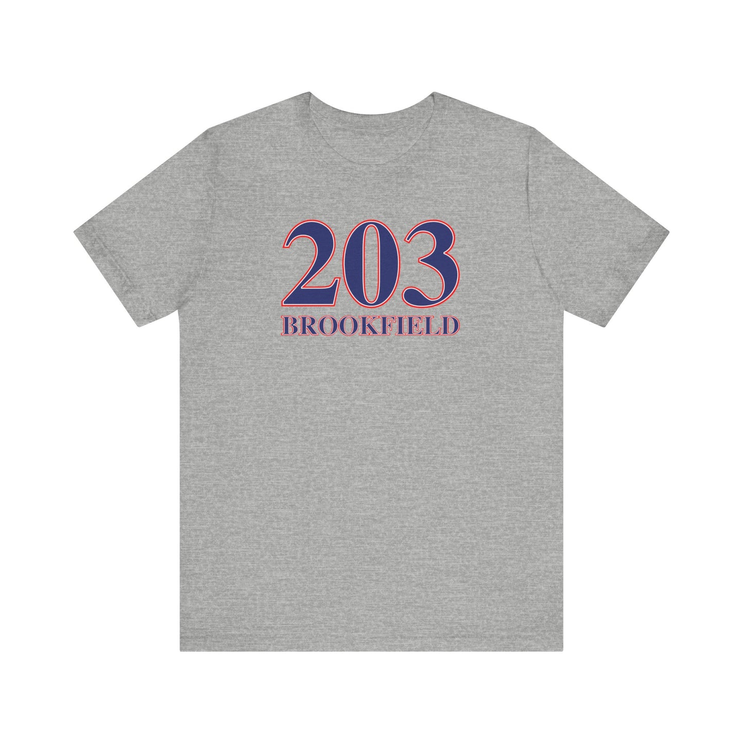 203 Brookfield Red White & Blue Unisex Jersey Short Sleeve T-Shirt