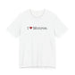 I Heart Monroe. Unisex Jersey Short Sleeve T-Shirt