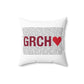 Greenwich Love Spun Polyester Square Pillow