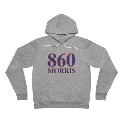 860 Morris Red White & Blue Unisex Sponge Fleece Pullover Hoodie
