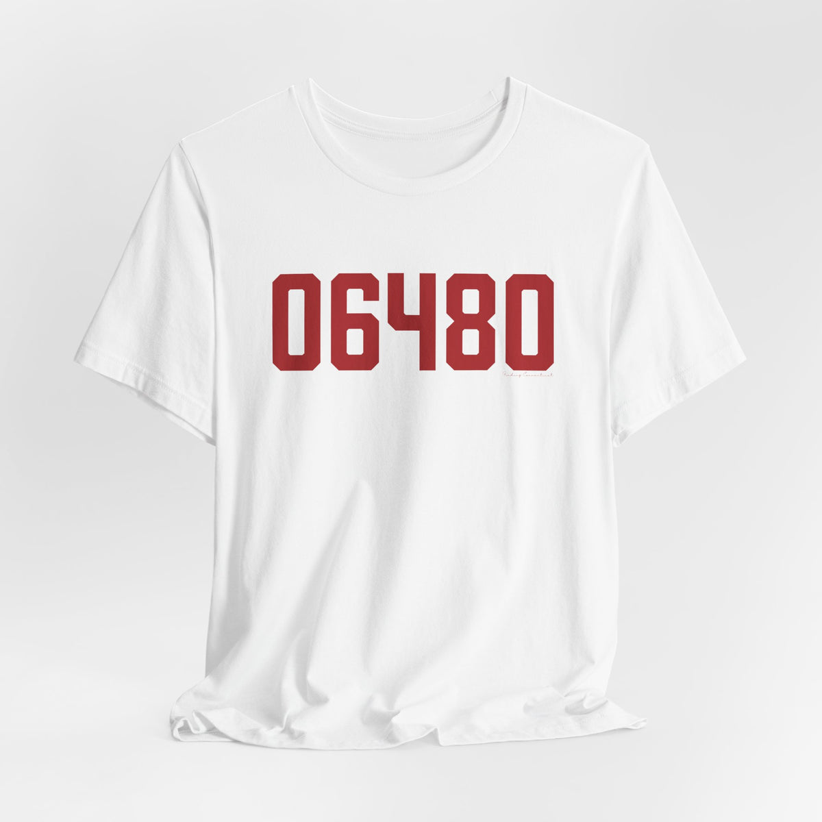 06480 Portland Connecticut Zip Code Unisex Jersey Short Sleeve T-Shirt