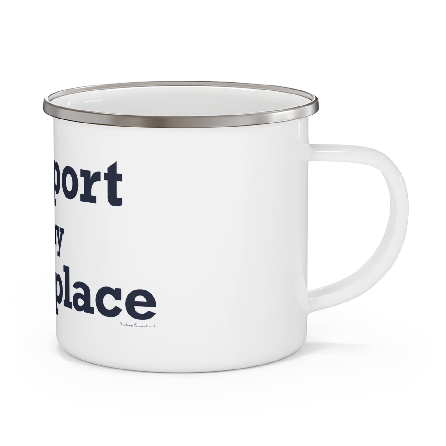 Westport Is My Happy Place Enamel Camping Mug