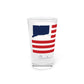 Clinton Connecticut Flag Pint Glass, 16oz