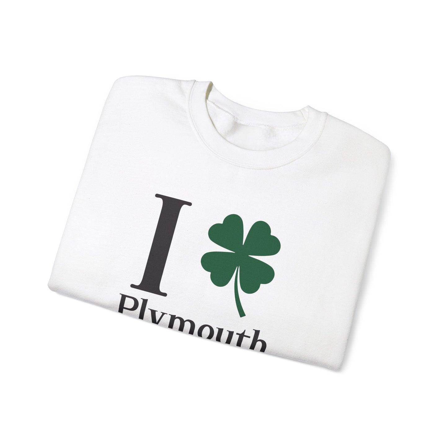 I Clover Plymouth Unisex Heavy Blend™ Crewneck Sweatshirt