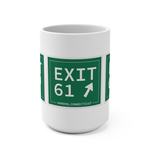 Vintage Exit 61 WCP Sign Mug 15oz