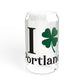 I Clover Portland Sipper Glass, 16oz