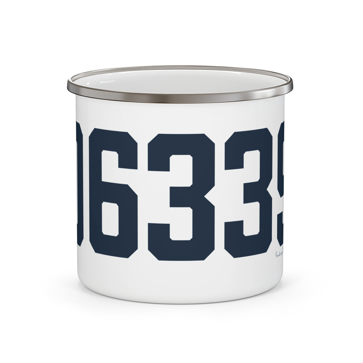 06339 Ledyard Connecticut Zip Code Enamel Camping Mug