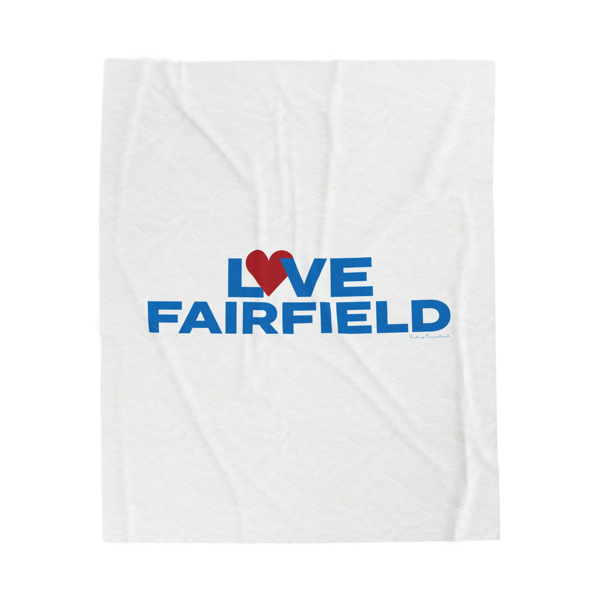 Love Fairfield  Velveteen Plush Blanket