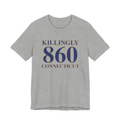Killingly 860 Connecticut Unisex Jersey Short Sleeve T-Shirt