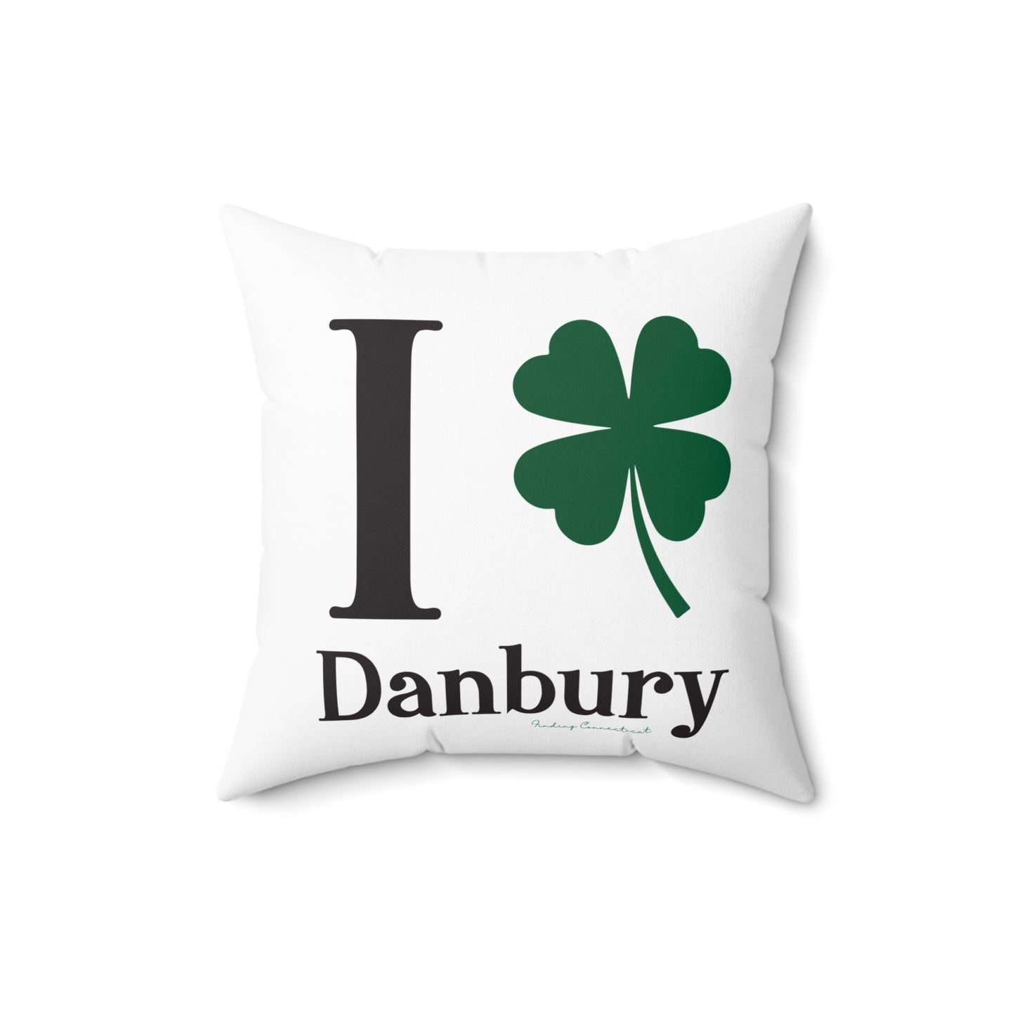 I Clover Danbury Spun Polyester Square Pillow