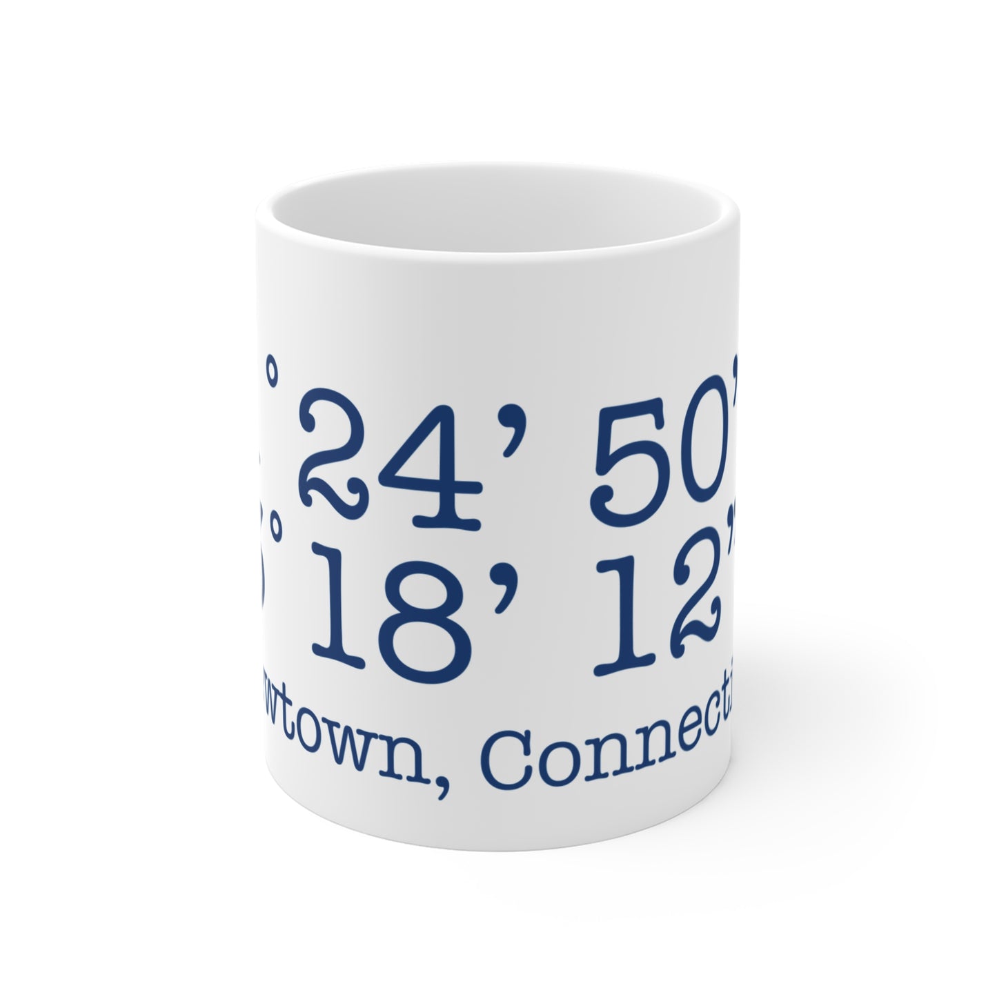 Newtown Coordinates Mug 11oz