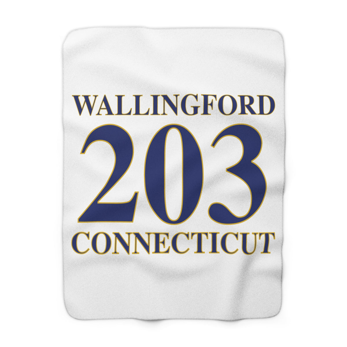 Wallingford 203 Connecticut Sherpa Fleece Blanket