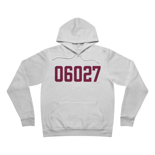 06027 Hartland Connecticut Zip Code Unisex Sponge Fleece Pullover Hoodie