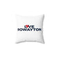 Love Rowayton Spun Polyester Square Pillow