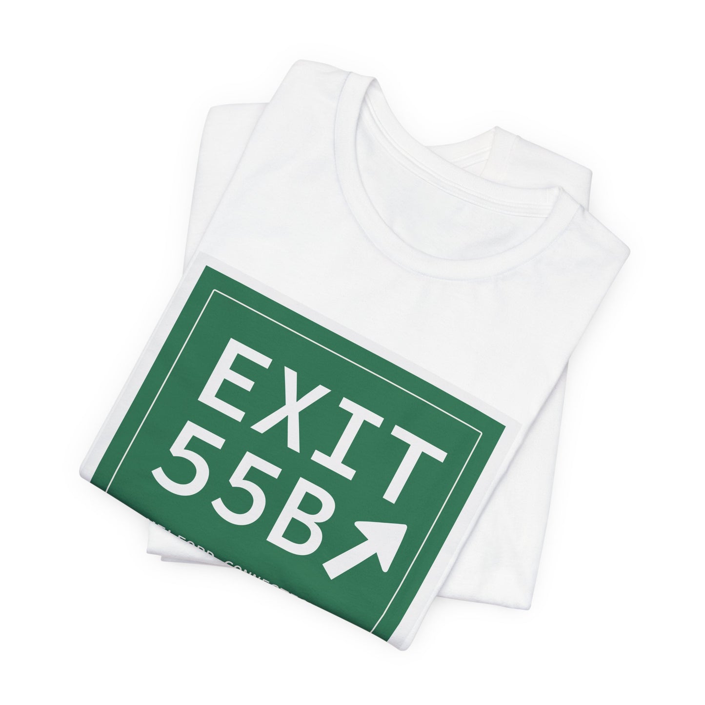 Vintage Exit 55B WCP Sign Unisex Jersey Short Sleeve T-Shirt