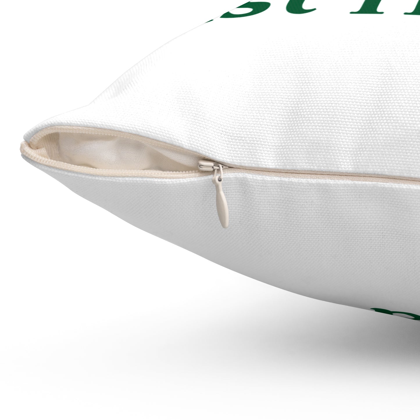 I Clover East Haddam Spun Polyester Square Pillow