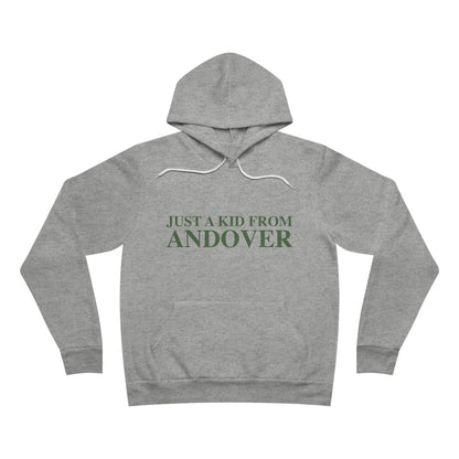 Just a kid from Andover Unisex Sponge Fleece Pullover Hoodie