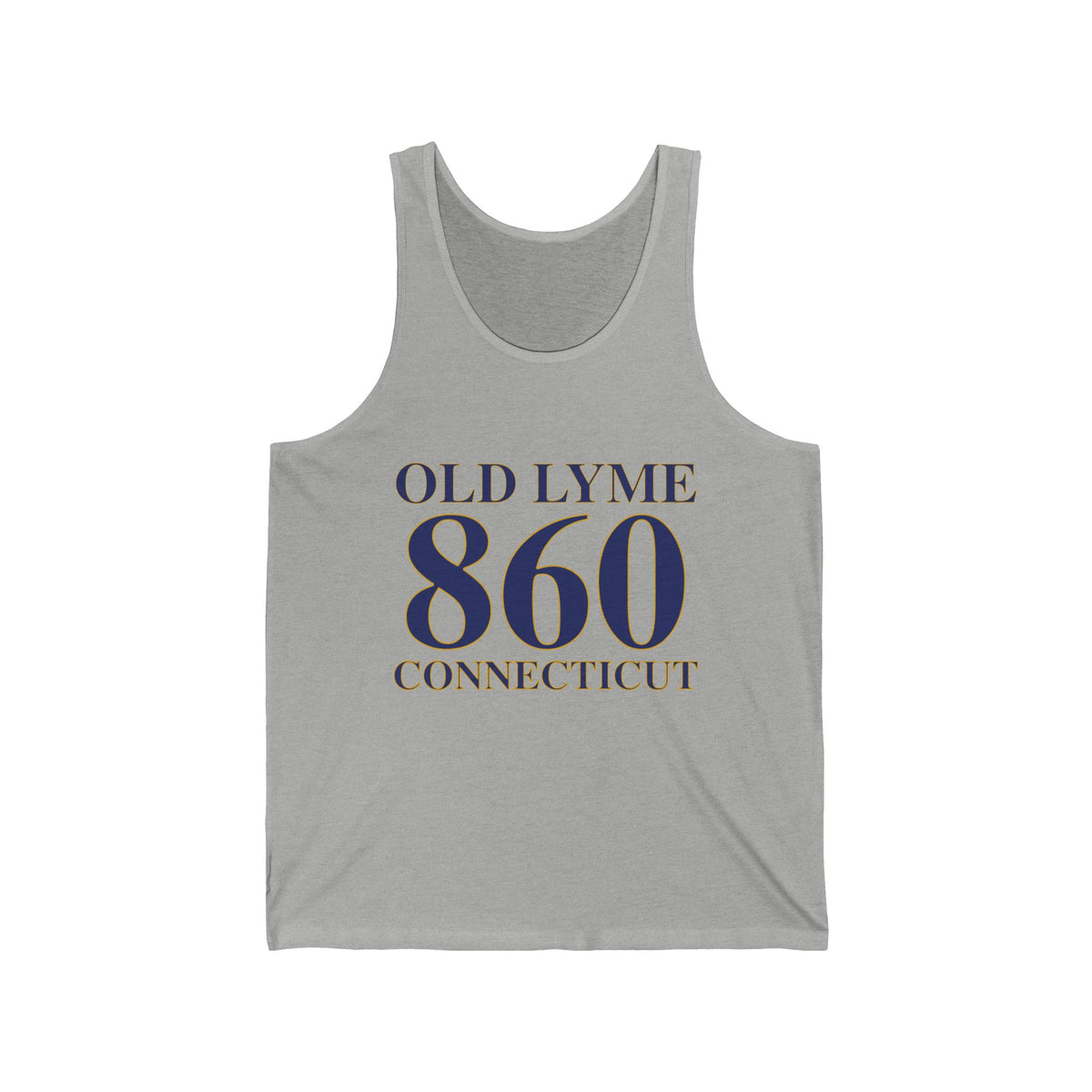 Old Lyme 860 Connecticut Unisex Jersey Tank Top