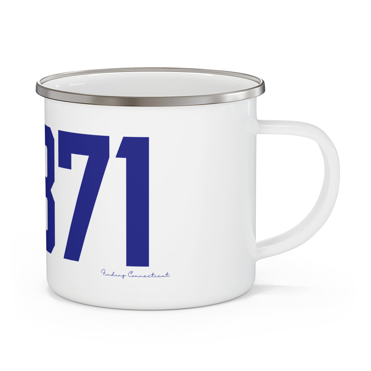 06371 Old Lyme Connecticut Zip Code Enamel Camping Mug