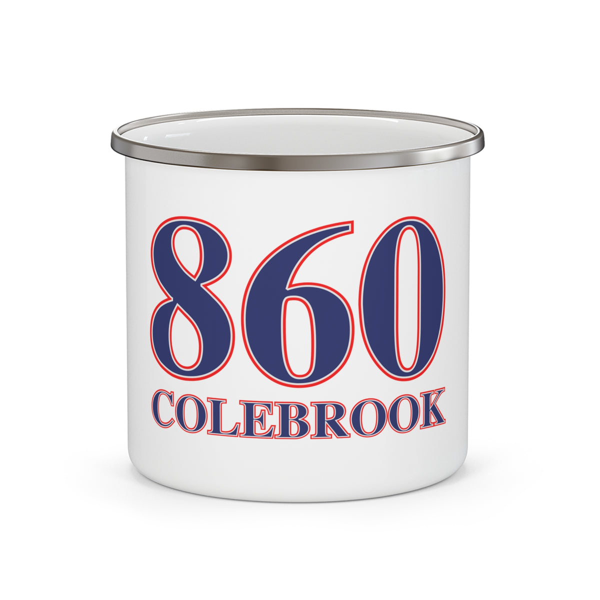 Colebrook  Red, White & Blue Enamel Camping Mug