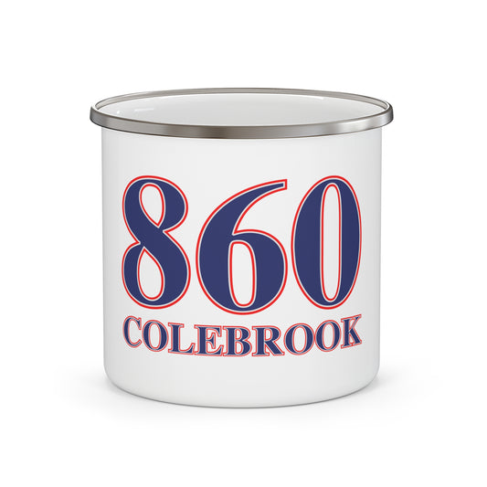 Colebrook  Red, White & Blue Enamel Camping Mug
