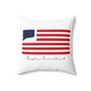 Chaplin Connecticut Flag  Spun Polyester Square Pillow