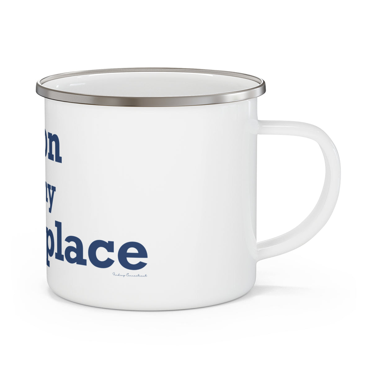 Avon is My Happy Place Enamel Camping Mug