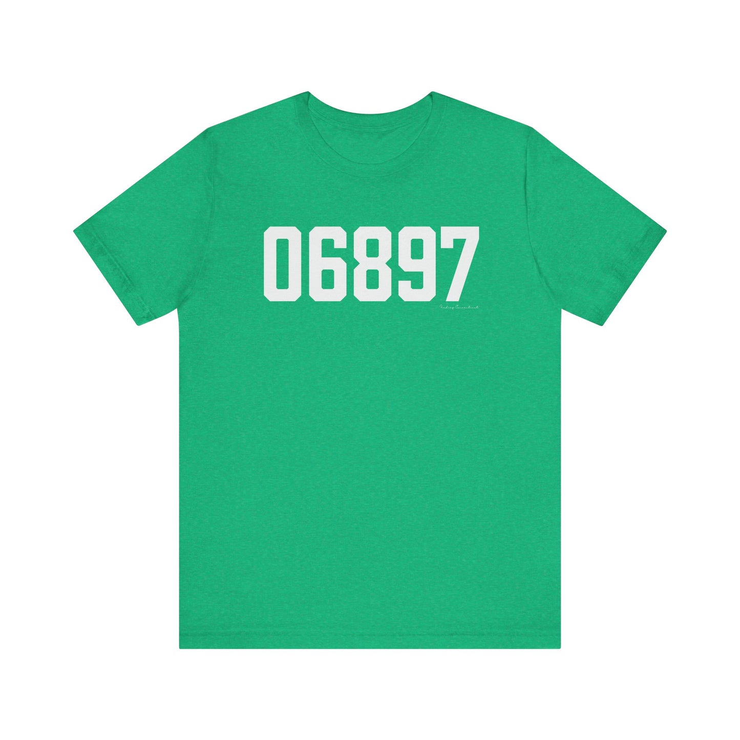 06897 Wilton CT Zip Code Unisex Jersey Short Sleeve T-Shirt