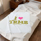 I Heart TRMB Velveteen Plush Blanket