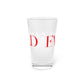 41 Tilt Fairfield Pint Glass, 16oz