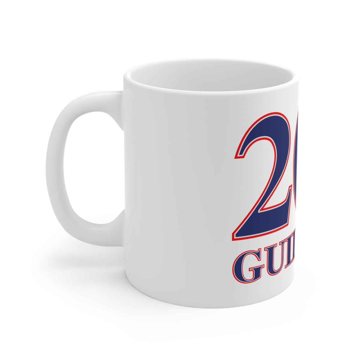 Guilford Red, White & Blue Mug 11oz