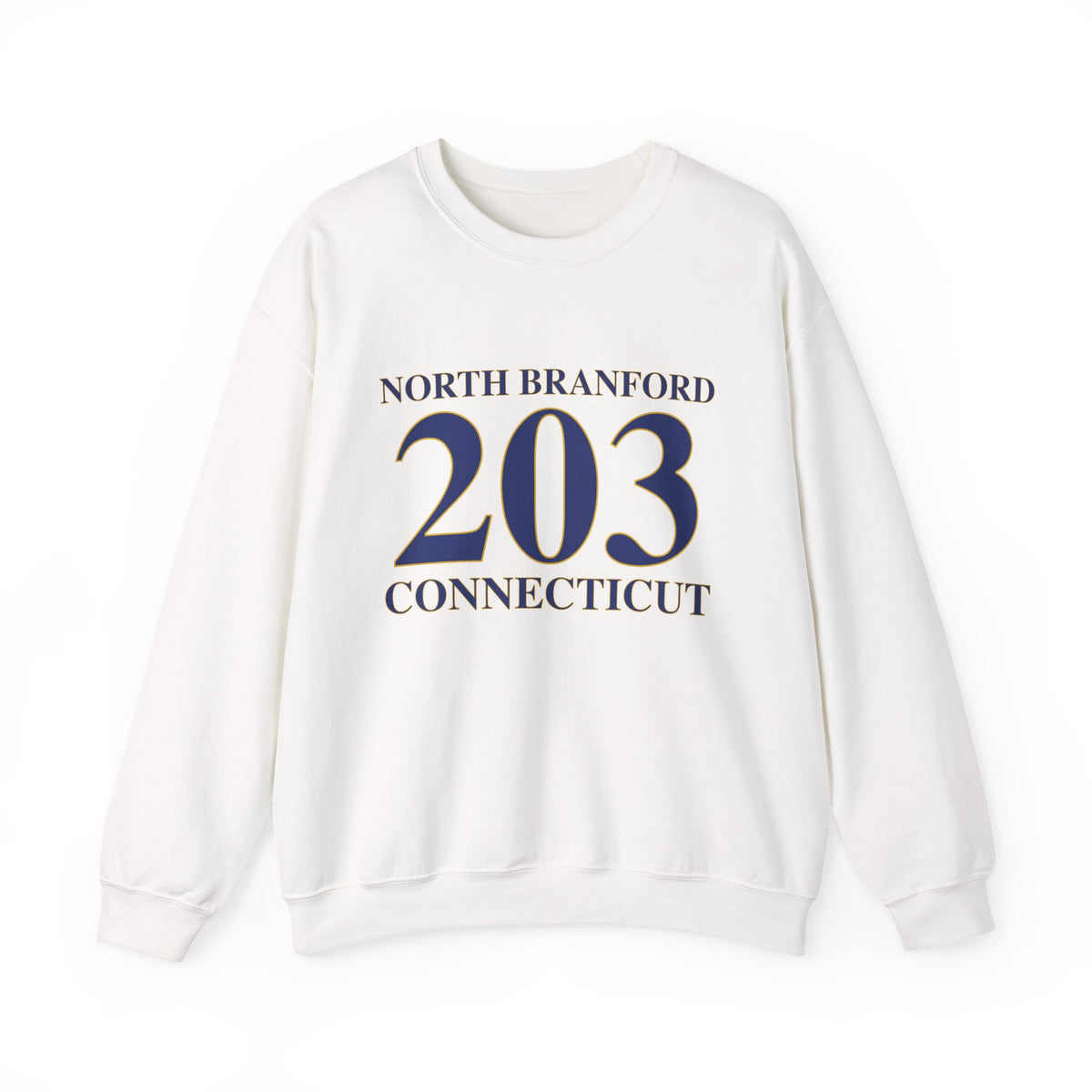 North Branford 203 Connecticut Unisex Heavy Blend™ Crewneck Sweatshirt